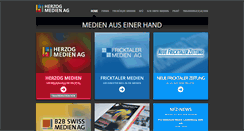 Desktop Screenshot of herzogmedien.ch